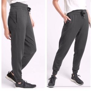 Athleta Washed Gray/Black Charcoal Balance Jogger
